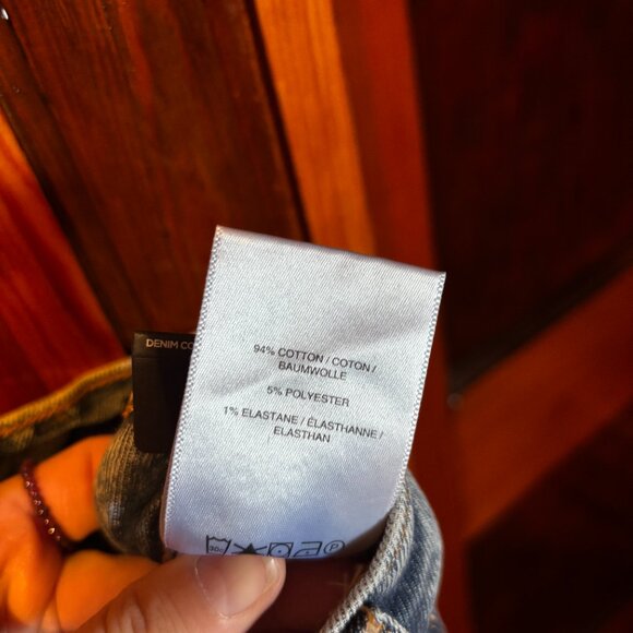 Silver Jeans Co. Maxi Jean Skirt w/ Back Slit High Rise W30 NWT - Picture 6 of 7